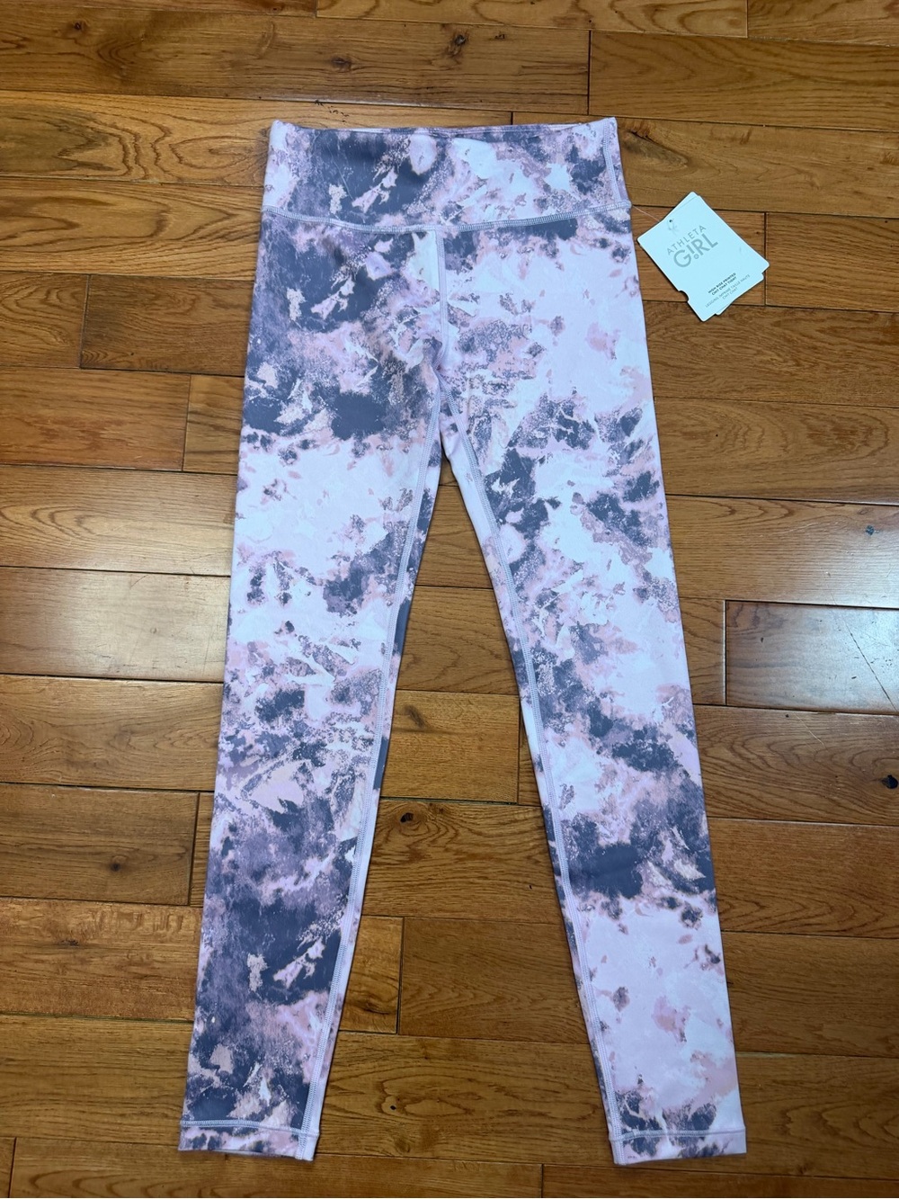 Athleta Girl High Rise Chit Chat Marble Print Leggings NWT
